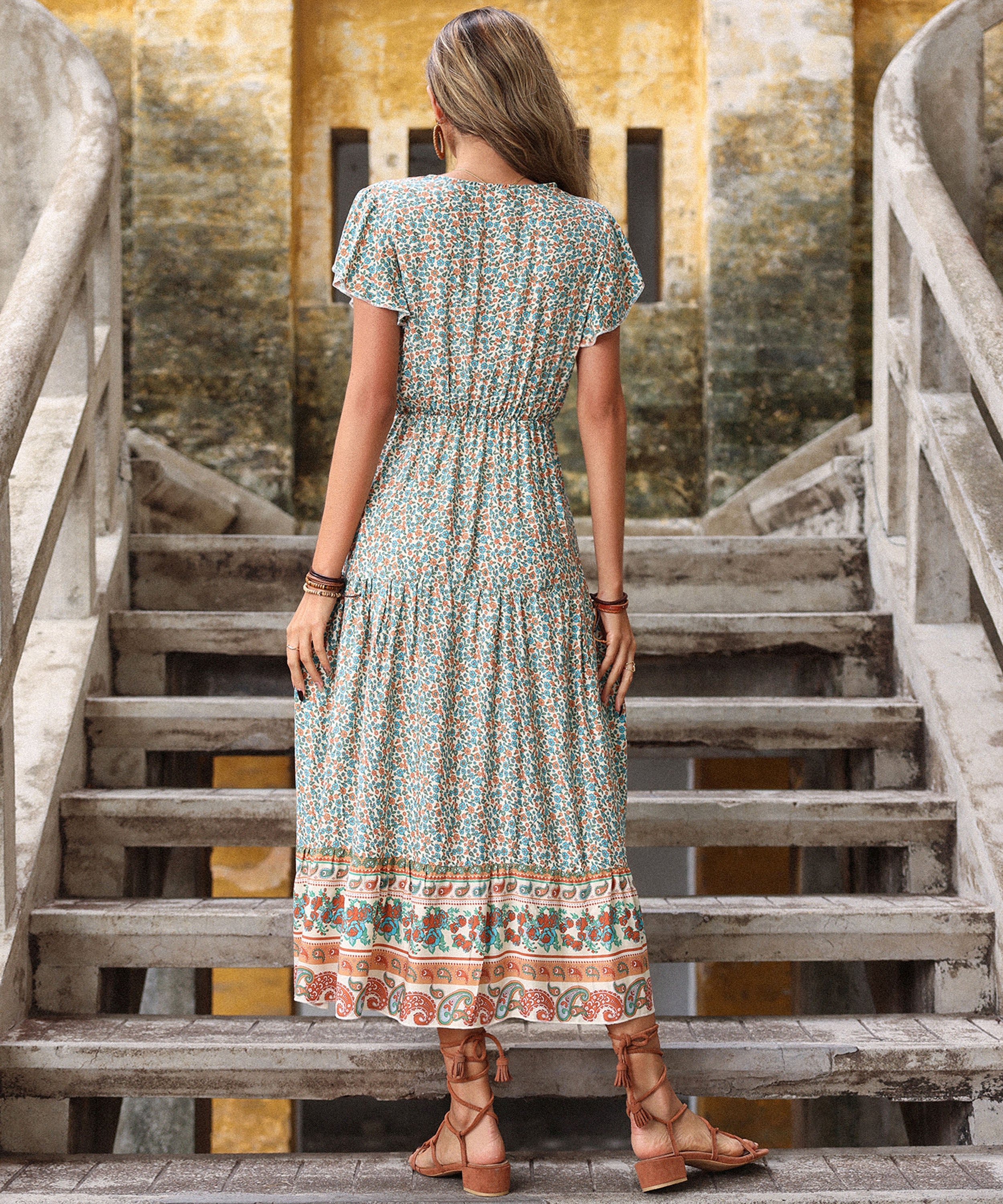 CADENA MAXI DRESS - GREEN