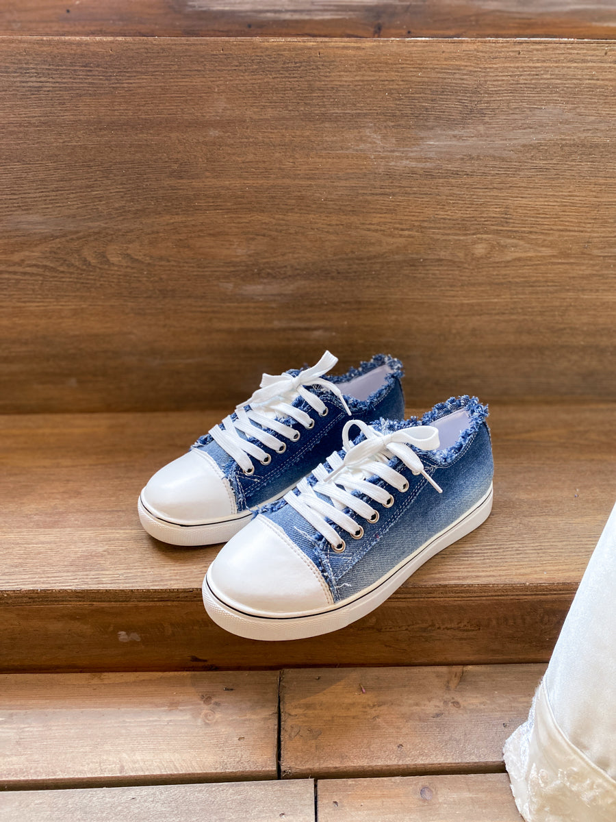 Denim Bayshore Canvas Sneakers - EN BLOOM