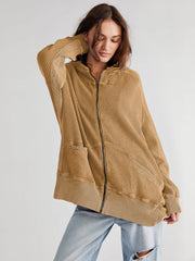 Campfire Hoodie Jacket - Mocha