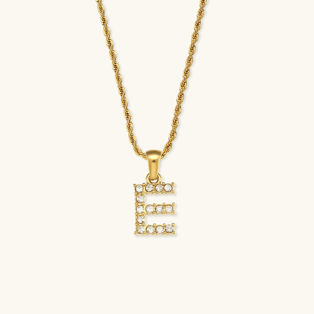 Celeste Initial Diamond Necklace