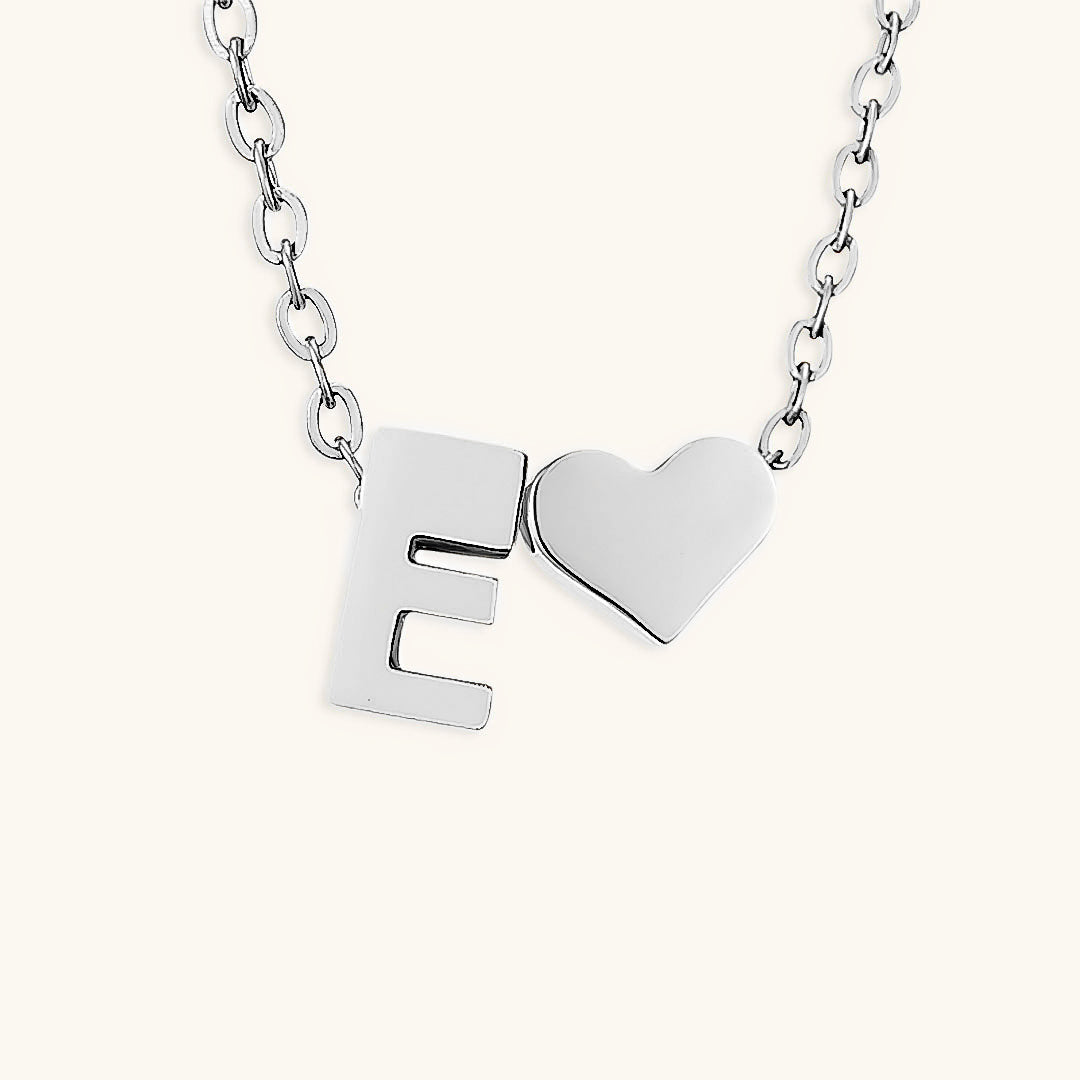 Heartfelt Initial - Gold Letter Necklace