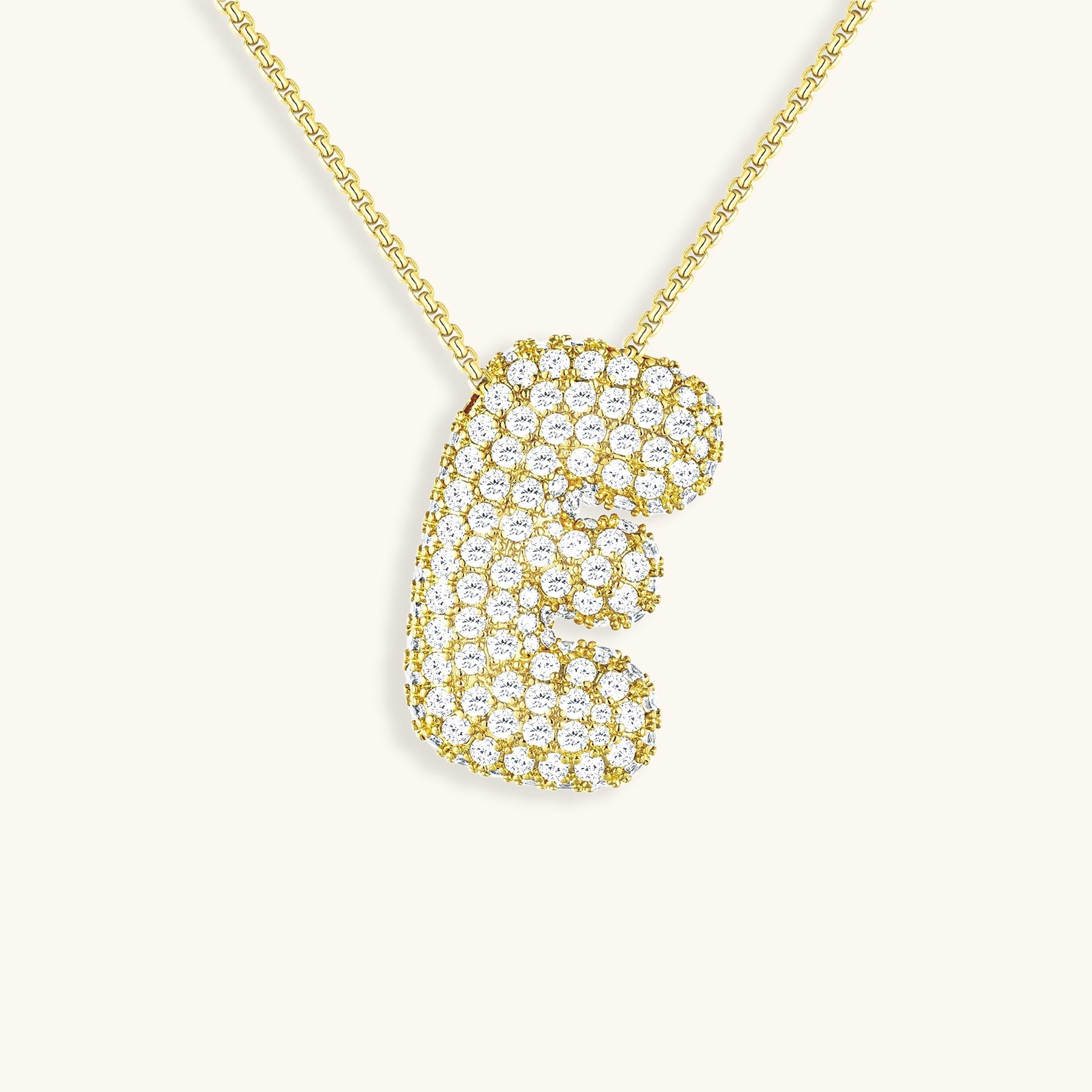 Radiant Initial Pendant Necklace