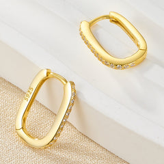 Elara Oval Earrings