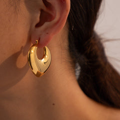 Ember Gold Hoops