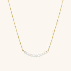 Emilia Pearl Bar Necklace