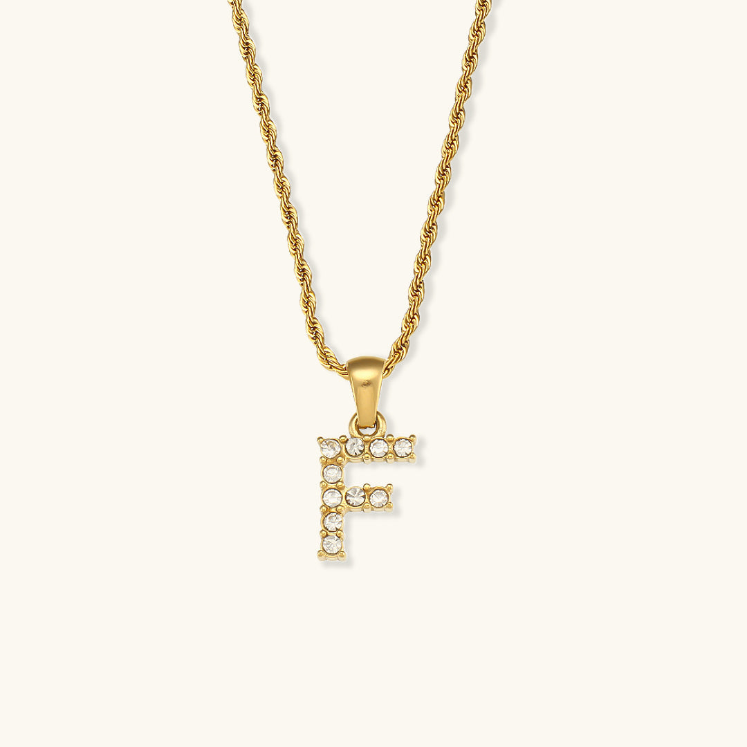 Celeste Initial Diamond Necklace