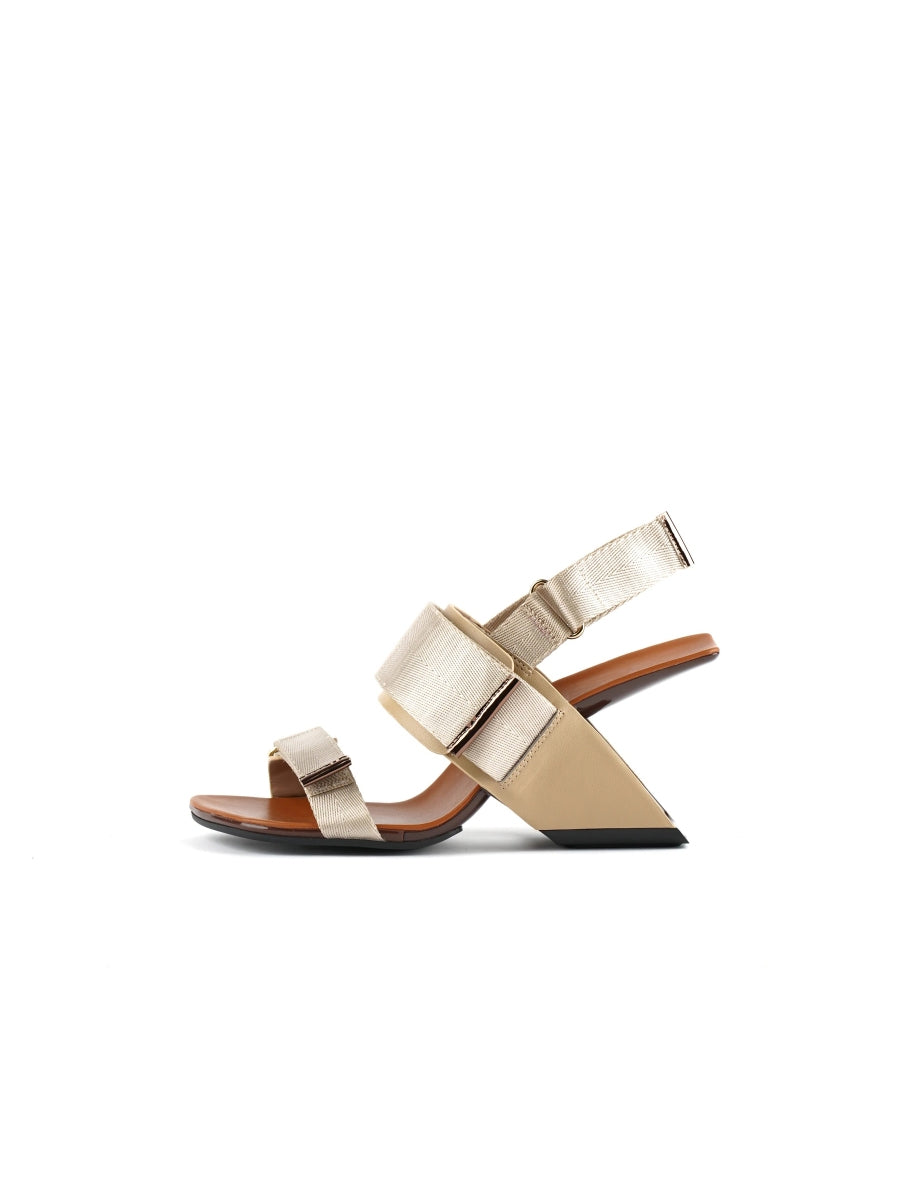 JadyRose | Wedge Heel Summer Slingback Sandal - Gold