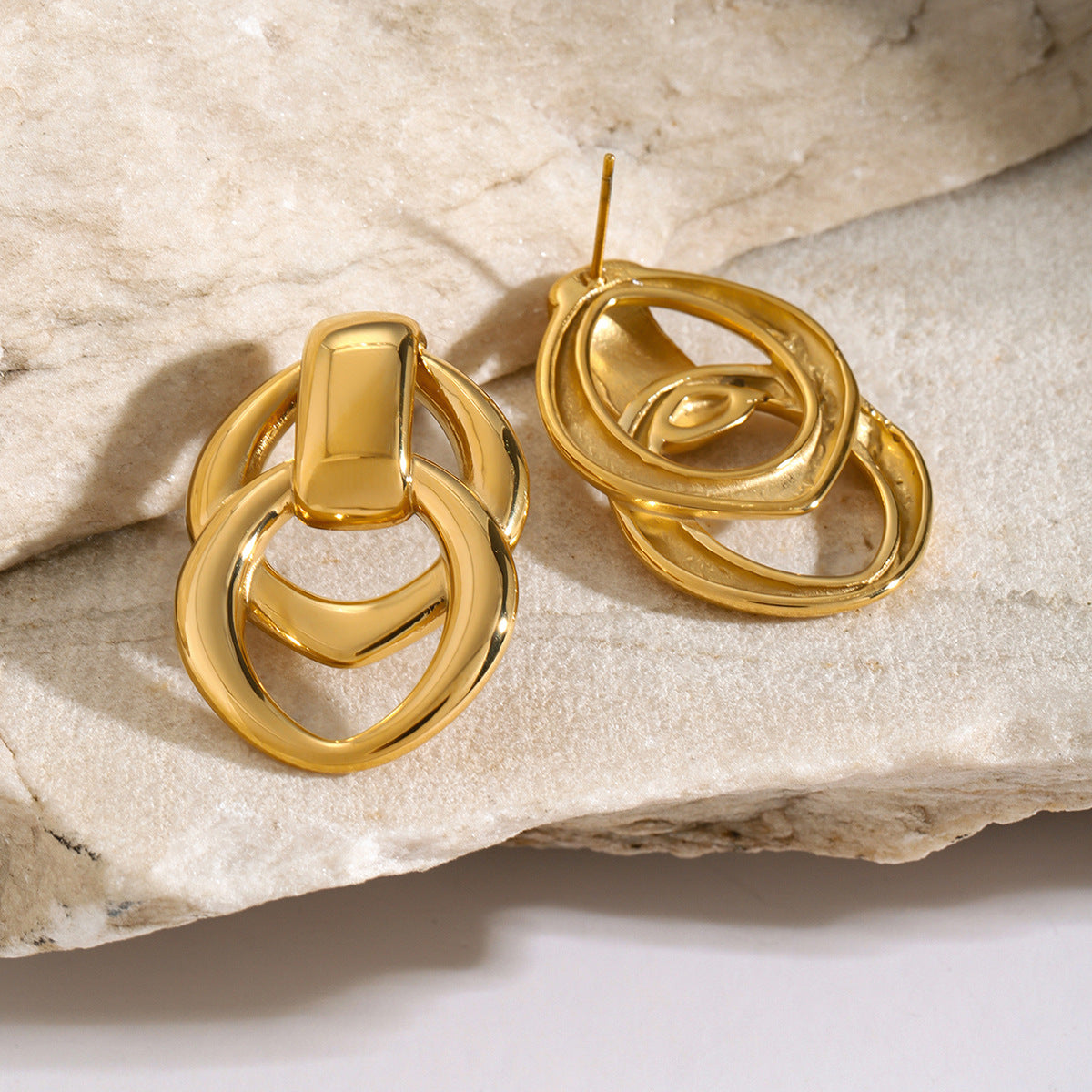 Gold Geometric Earrings