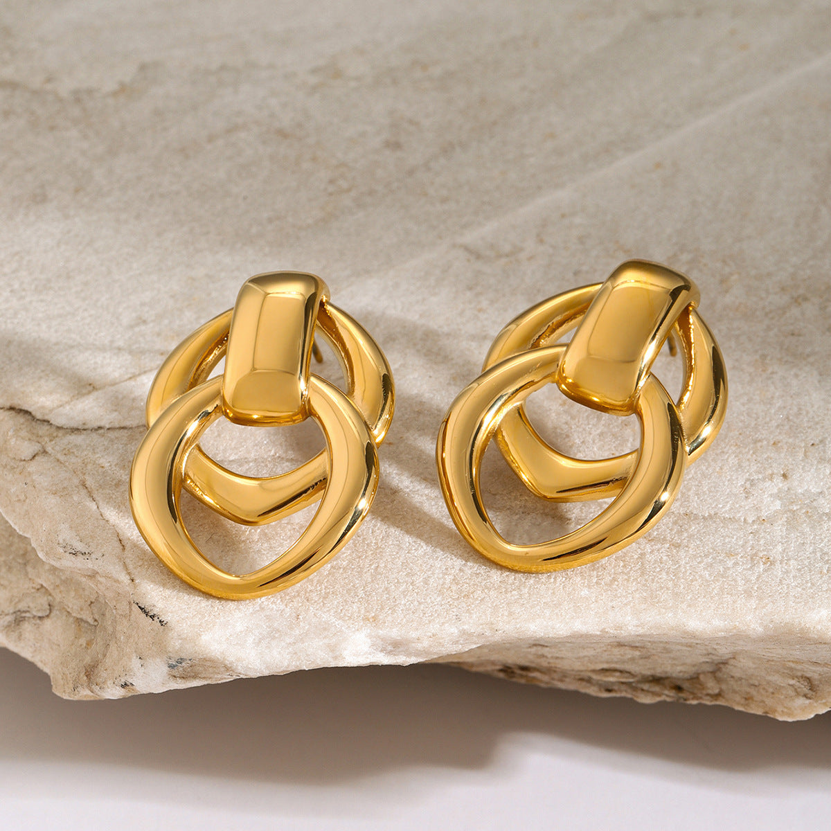 Gold Geometric Earrings