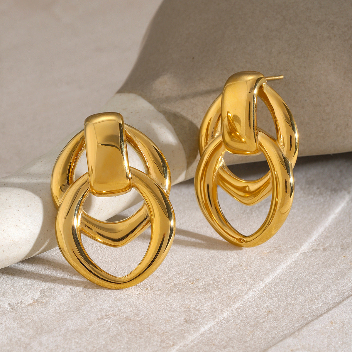 Gold Geometric Earrings