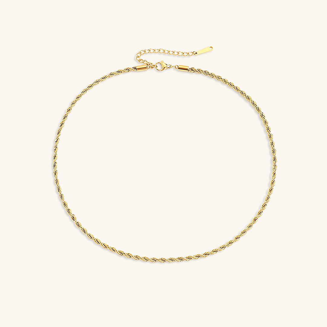 Golden Twist - Rope Chain Necklace