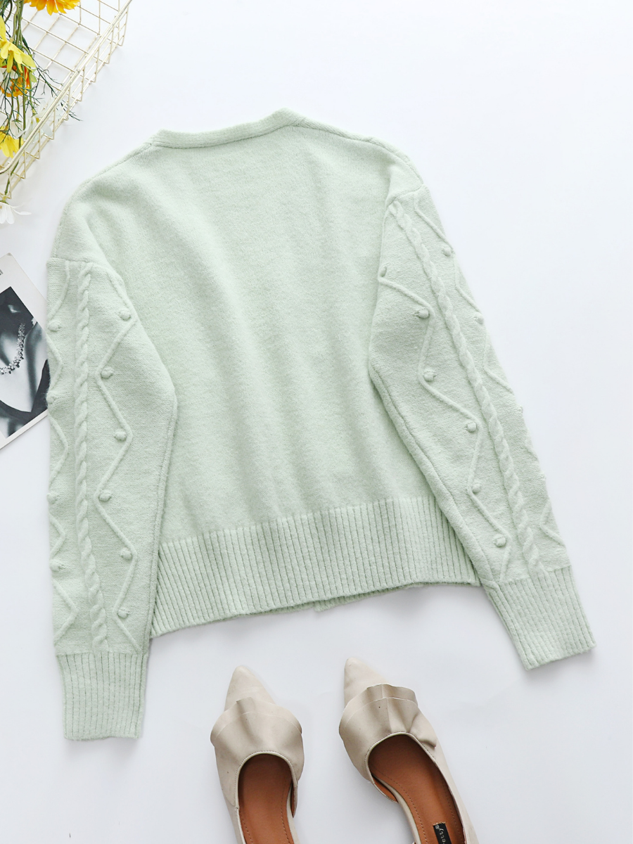 Smaibulun | RACHAELS Knit Cardigan Set - Green