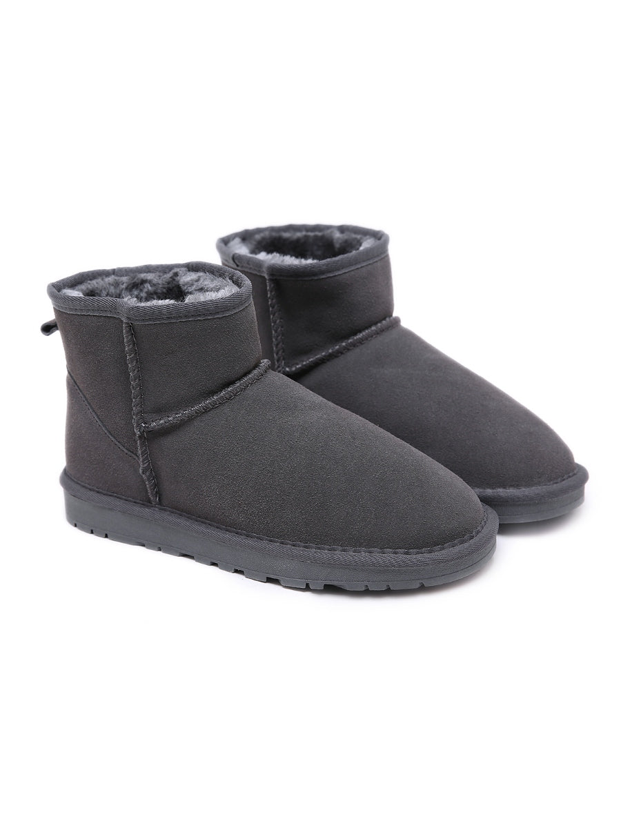 SMAIBULUN Ugg | Faux Fur-Lined Classic Ugg Short Boots