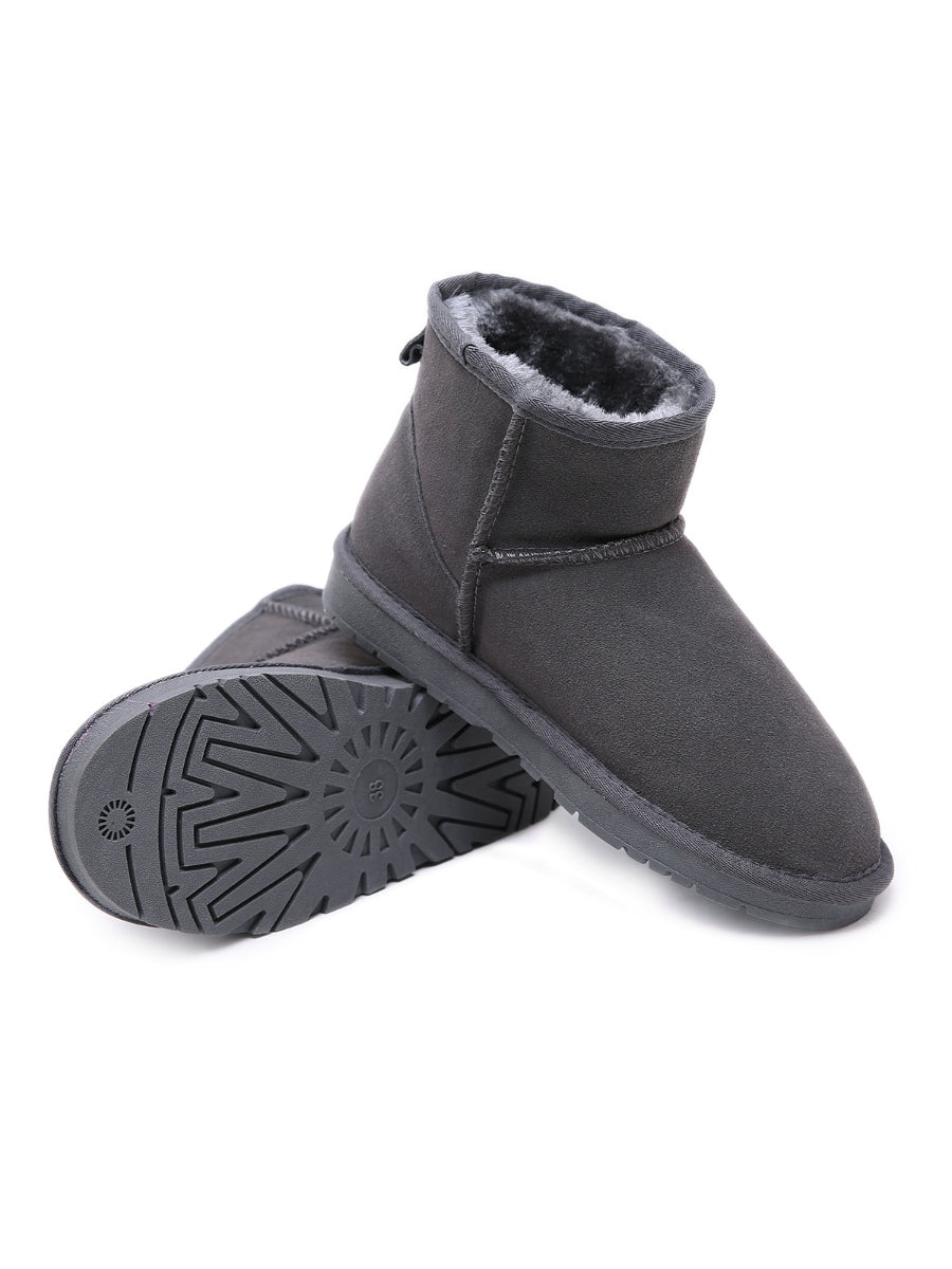 SMAIBULUN Ugg | Faux Fur-Lined Classic Ugg Short Boots