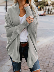 Smaibulun | Grey Batwing Easy On Cardigan