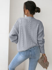 RACHAEL KNIT CARDIGAN - GREY