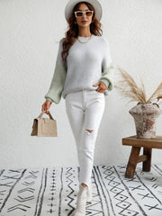 ESTATIA KNIT SWEATER - GREY