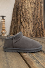 SMAIBULUN Ugg | Faux-Fur-Lined Suede Tasman Ankle Boot - Grey