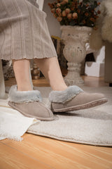 SMAIBULUN Ugg | WOOL LINED SUEDE TASMAN SLIPPER LOAFER - GREY