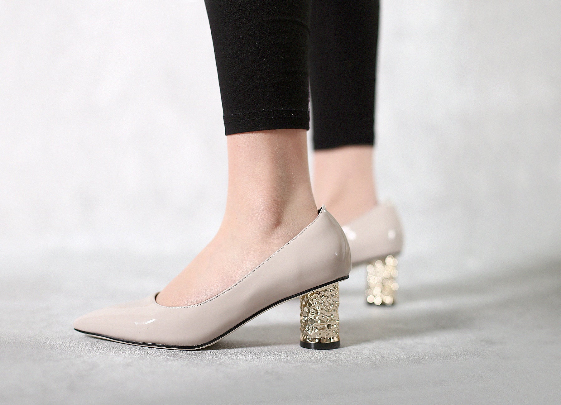 JadyRose | JR Classic Embellished Heel Pump