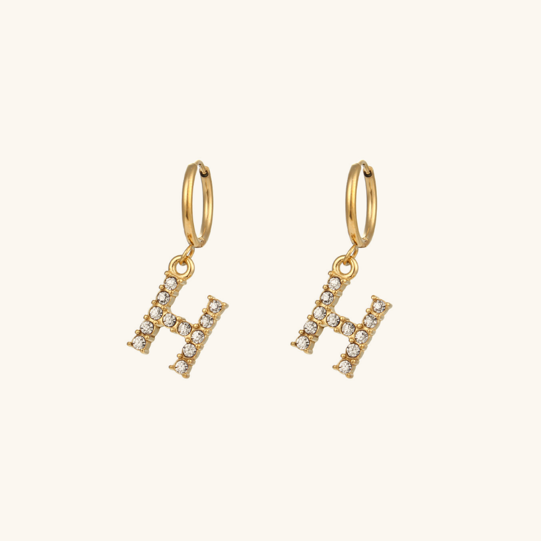 Aimee Initial Earrings