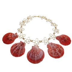 Red Seas Pendant Necklace