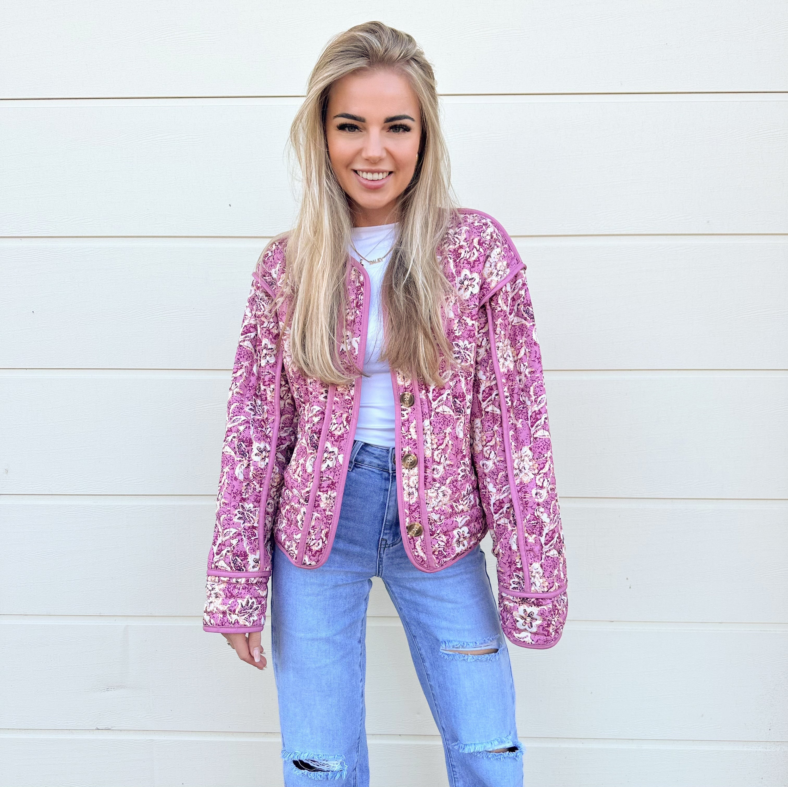 Layla Floral Quilted Jacket