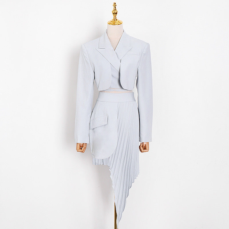 Blarry Blazer + Skirt Suit