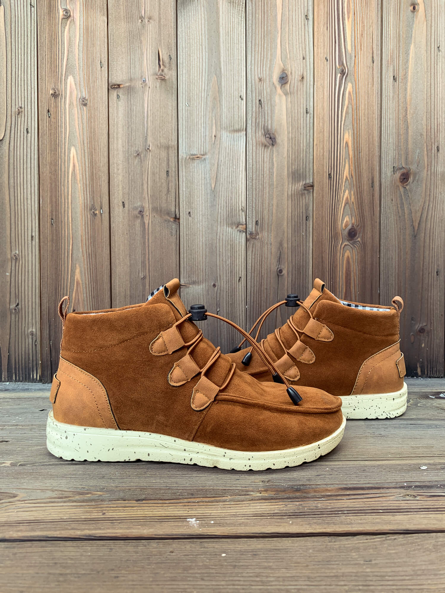 En Bloom | NIRVANA Bungee Lace-Up Sneaker - Chestnut