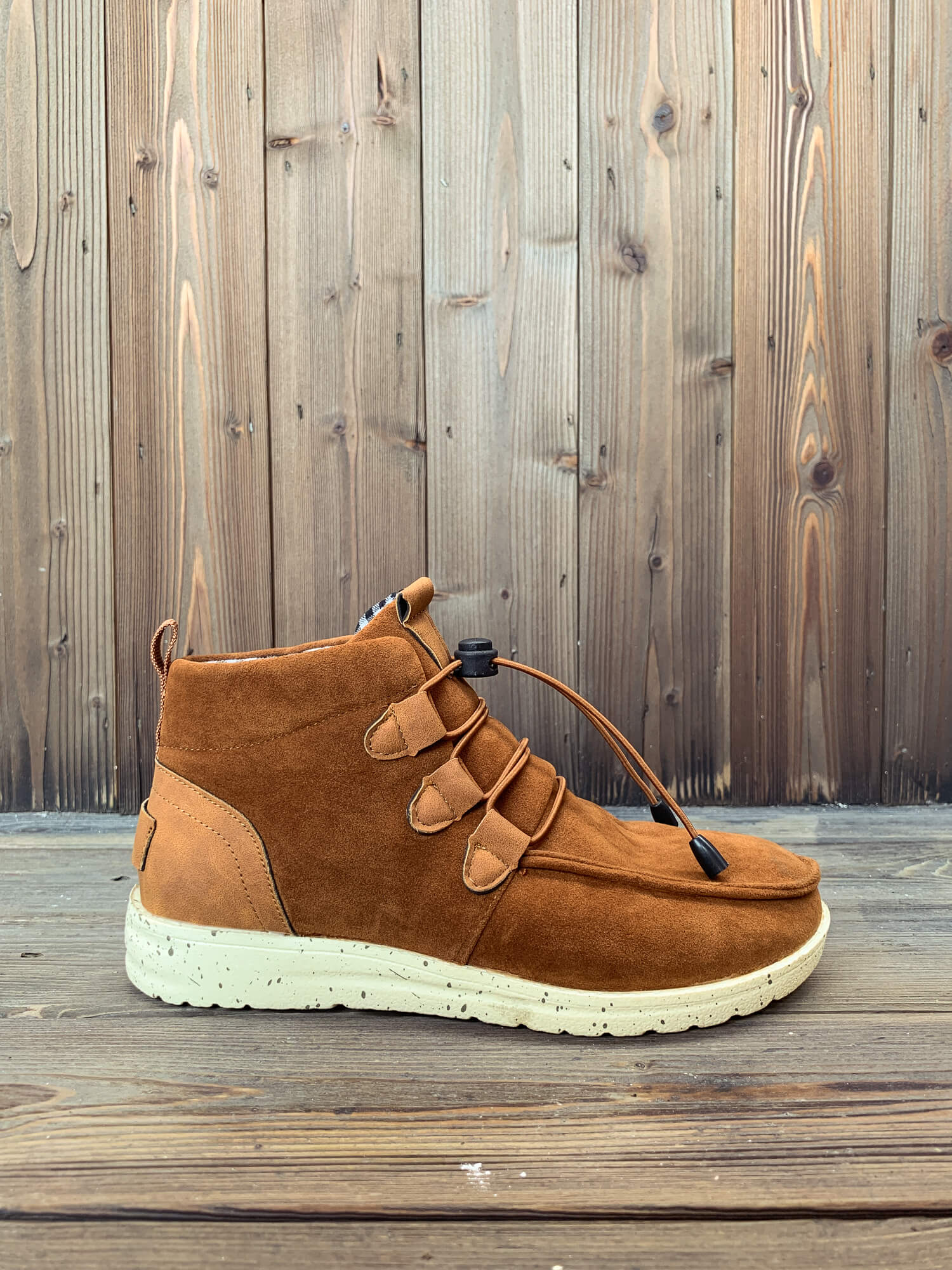 En Bloom | NIRVANA Bungee Lace-Up Sneaker - Chestnut