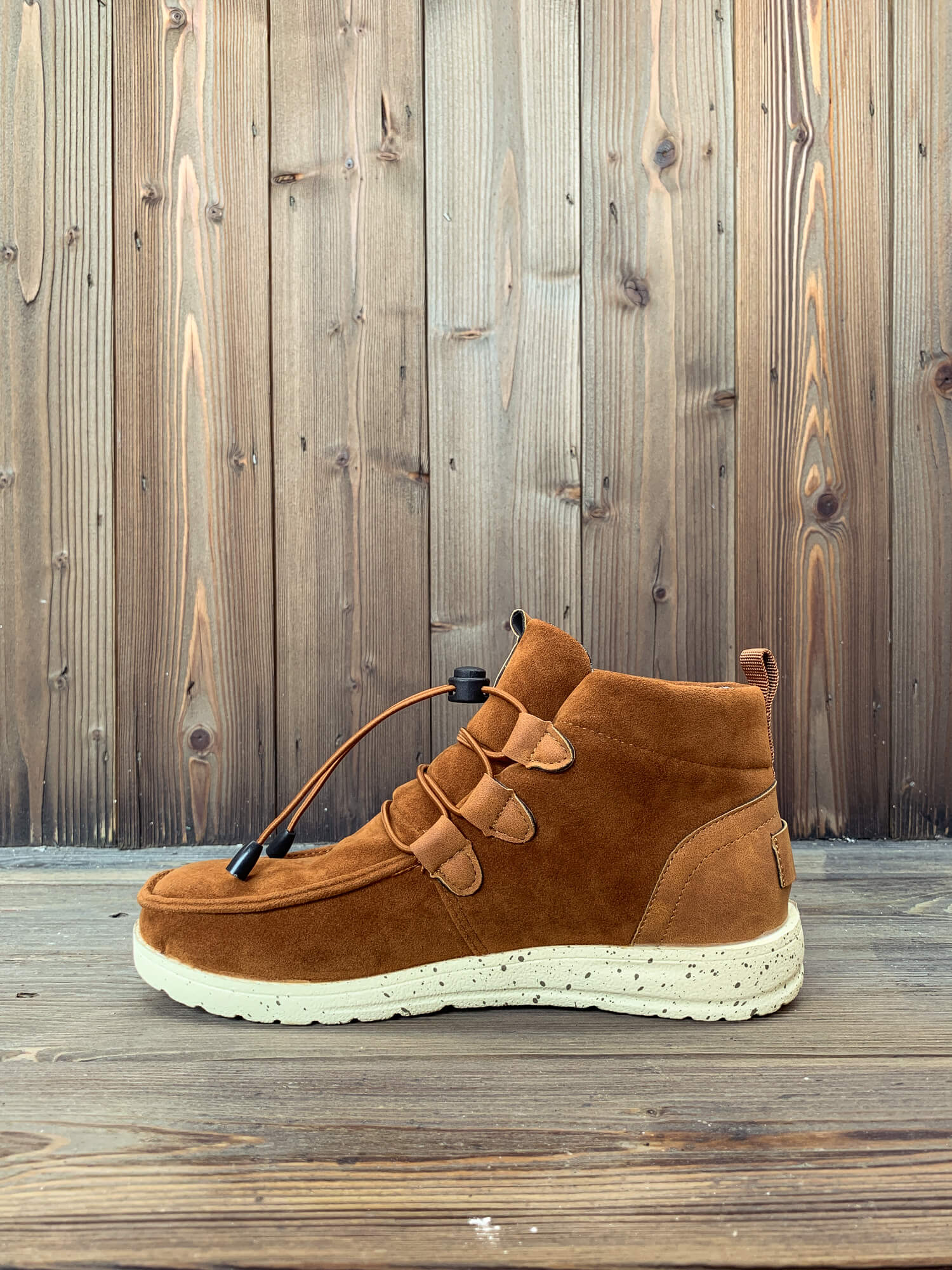 En Bloom | NIRVANA Bungee Lace-Up Sneaker - Chestnut