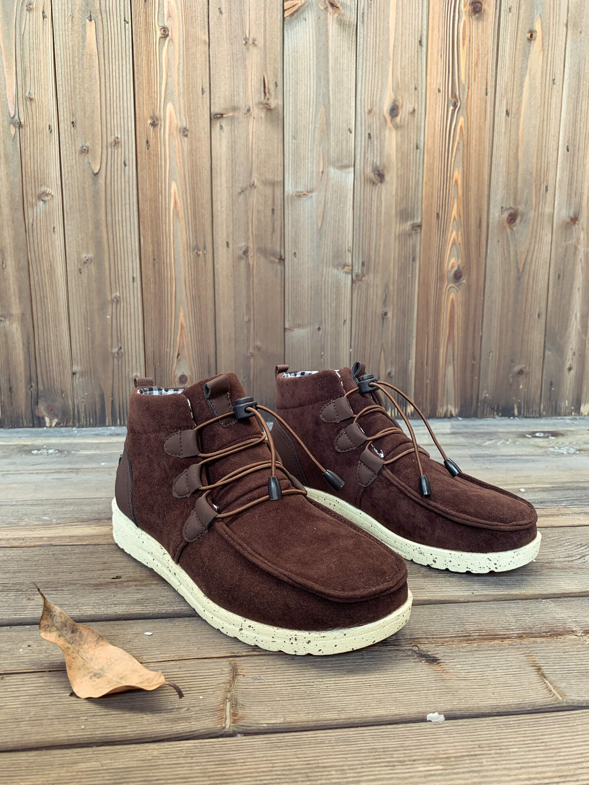 En Bloom | NIRVANA Bungee Lace-Up Sneaker Boot - Coffee