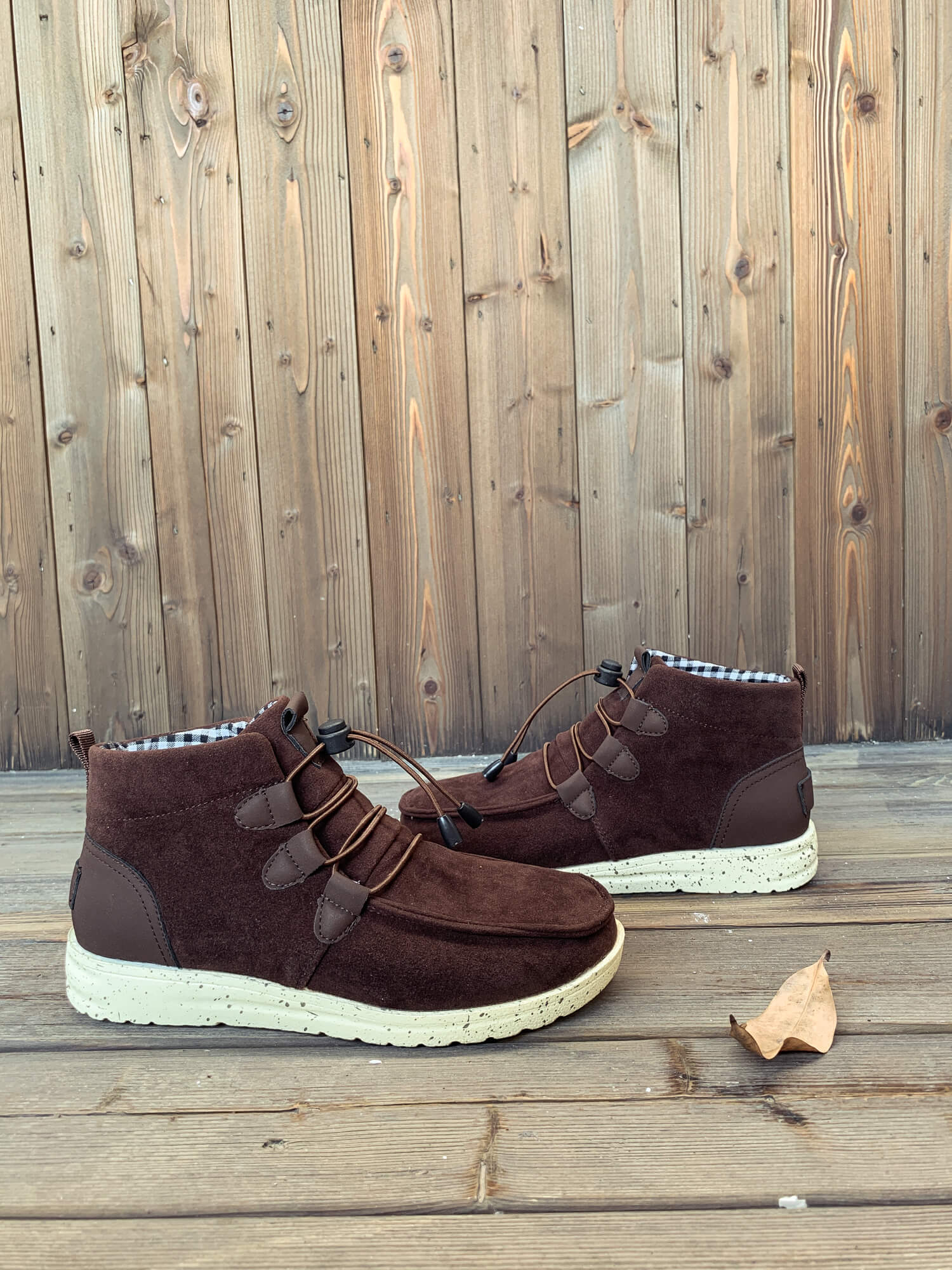 En Bloom | NIRVANA Bungee Lace-Up Sneaker Boot - Coffee