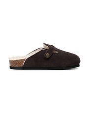 Maibulun | Buckle Suede Fleece Insole Clogs