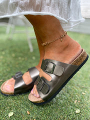 Matte Double-Buckle-up Sandals - Maibulun