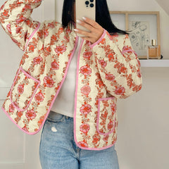 Sarah Floral Quilted Jacket