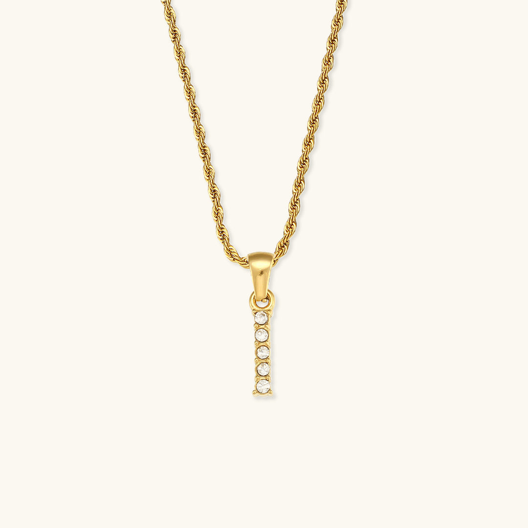 Celeste Initial Diamond Necklace