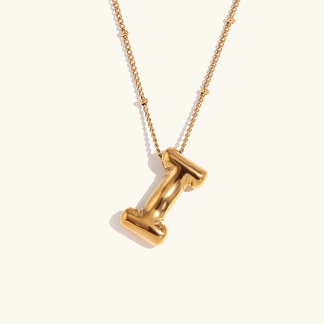 Airy Letter - Gold Initial Necklace