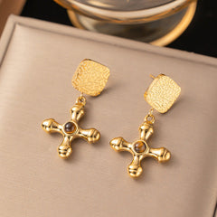 Isolde Cross Earrings