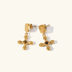 Isolde Cross Earrings