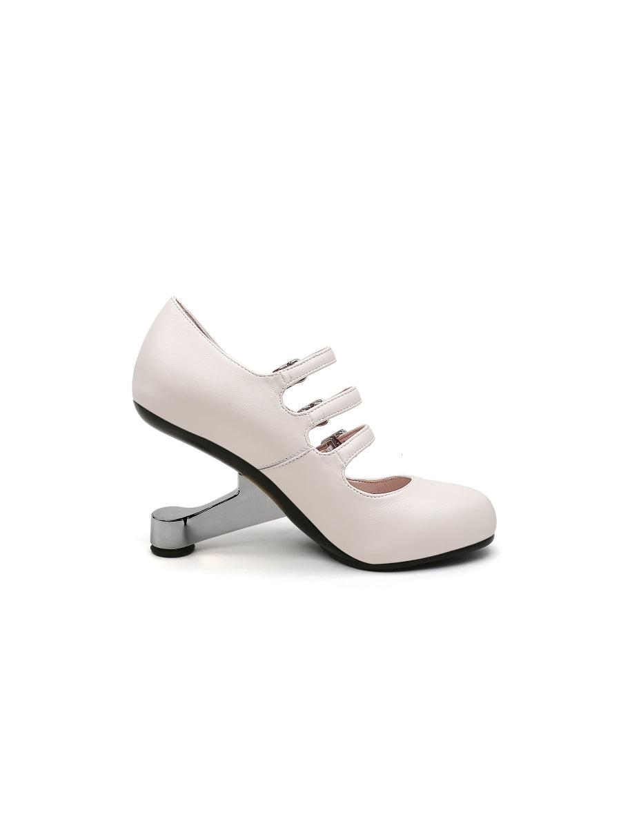 JADYROSE | TRIX IVORY HEEL MARY JANE