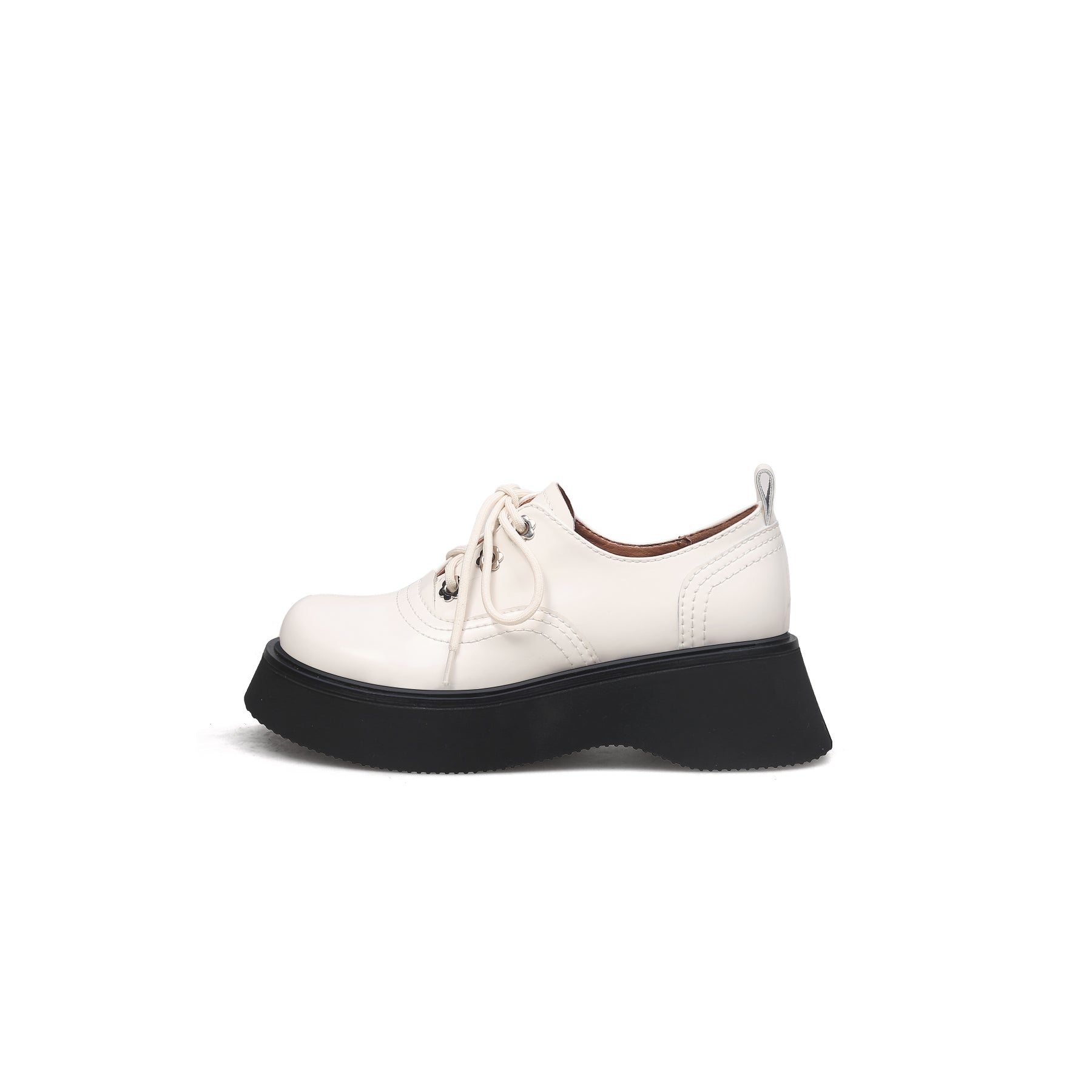 JADYROSE | PLATFORM LEATHER OXFORD IVORY