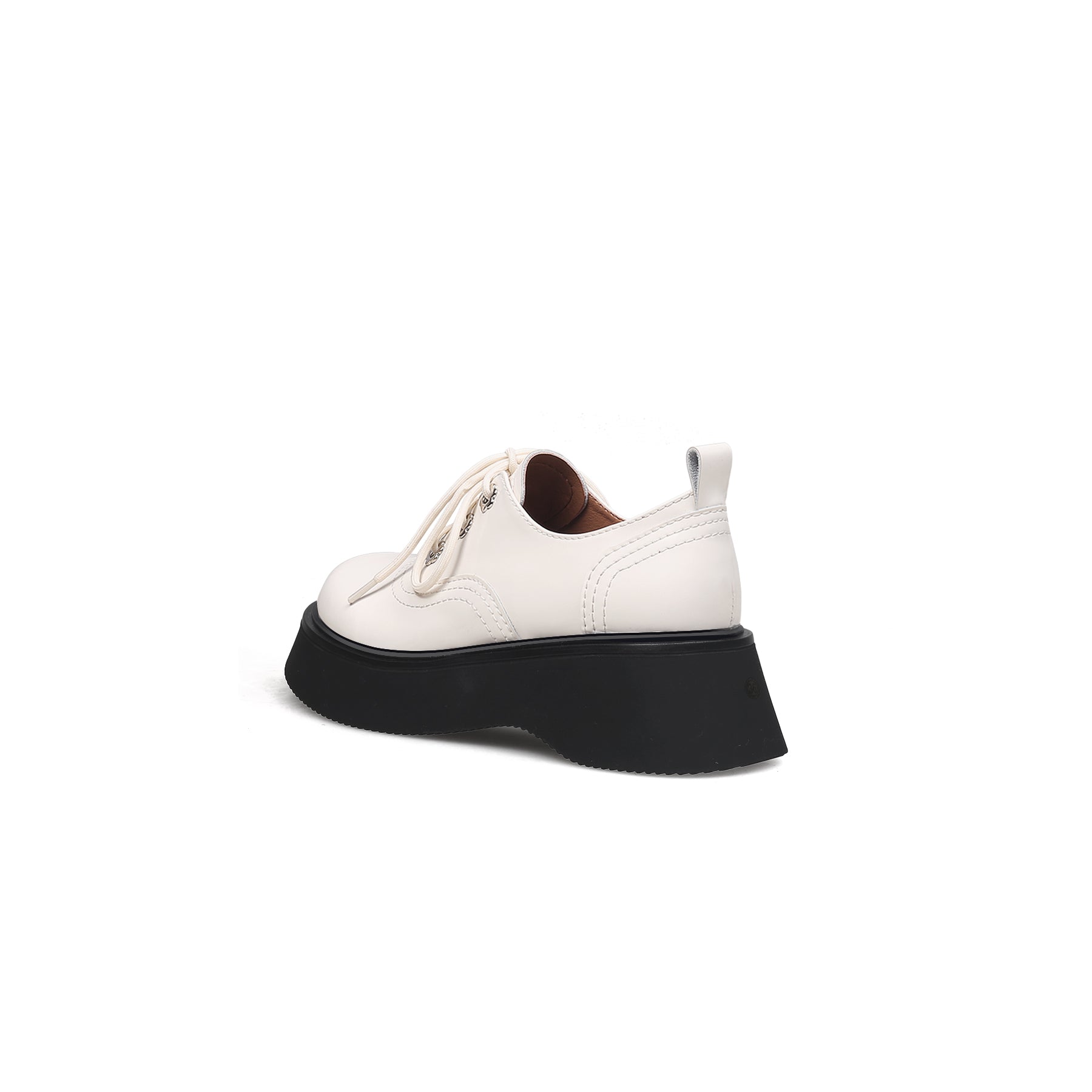 JADYROSE | PLATFORM LEATHER OXFORD IVORY