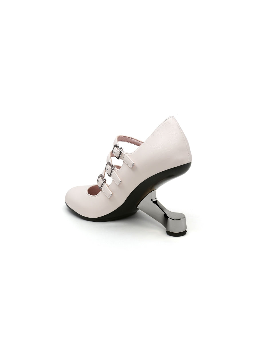 JADYROSE | TRIX IVORY HEEL MARY JANE