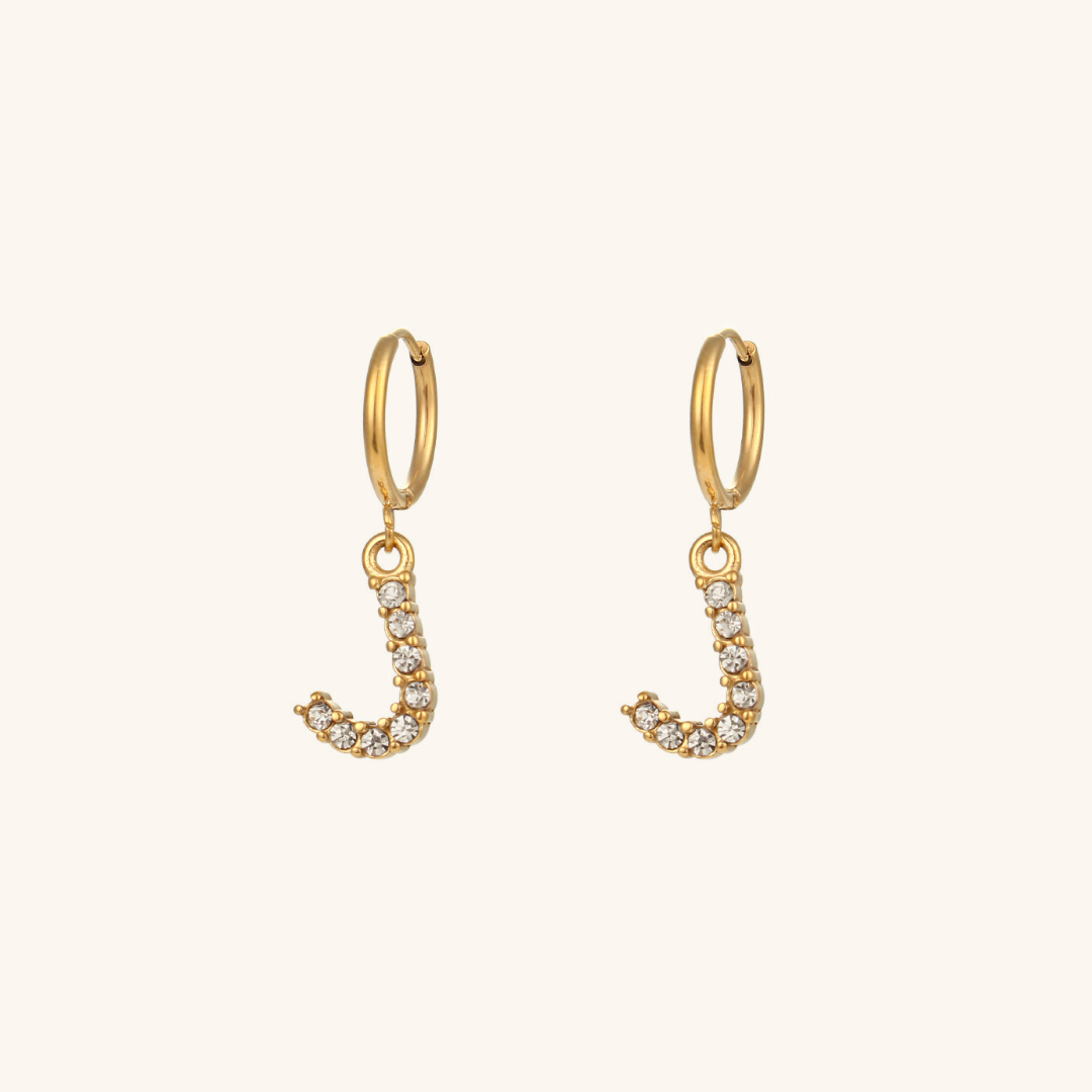 Aimee Initial Earrings