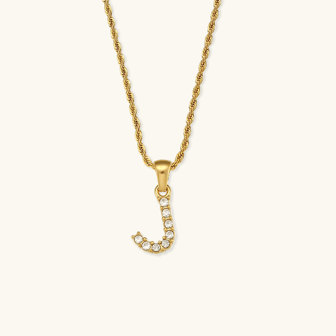 Celeste Initial Diamond Necklace