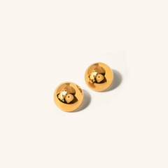 Sphere Glam - Gold & Silver Stud Earrings