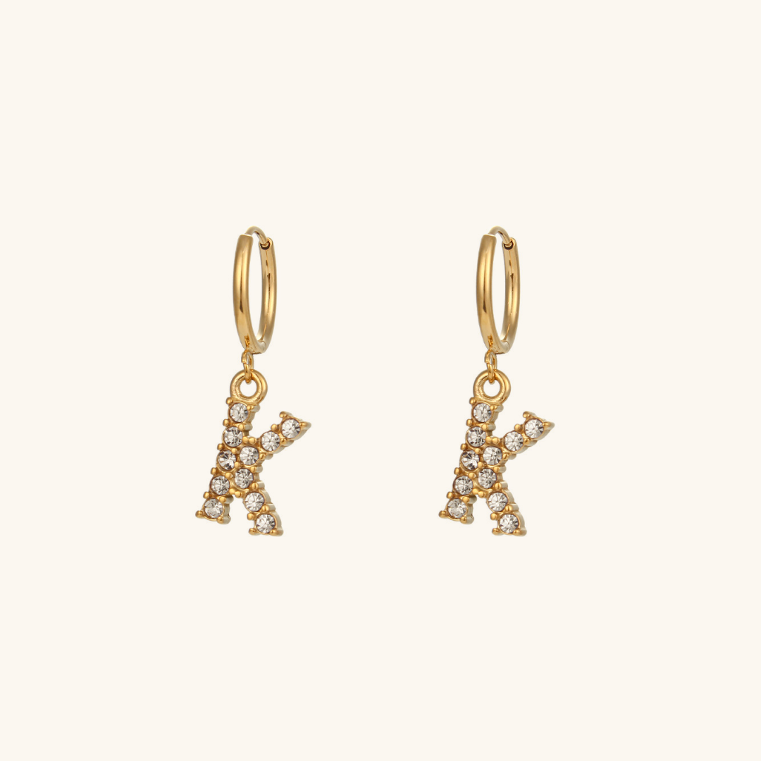 Aimee Initial Earrings