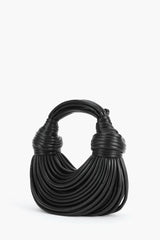 Kalic Knotted Pleat Leather Bag