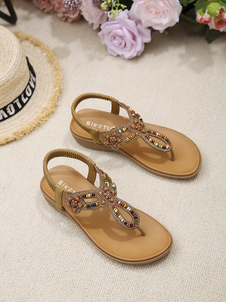 SIKETU | BOHO INSPIRED EMBELLISHED SANDAL